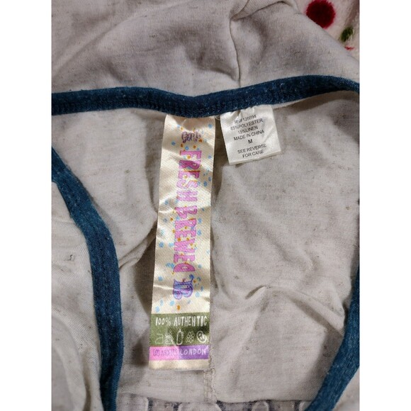 North Carolina Panthers Juniors Girls Small Shirt Cropped Varsity Fresh Brewed - Picture 3 of 4